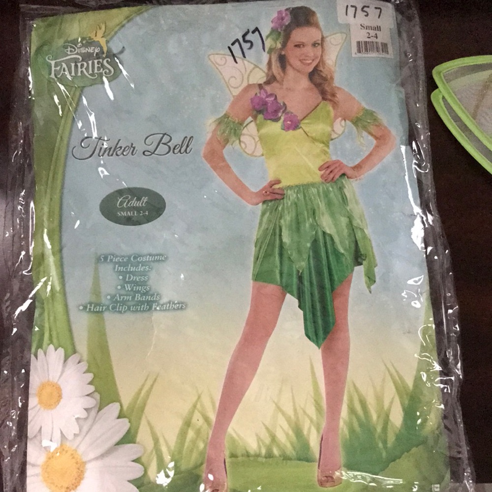 Tinker Bell 5 piece Costume